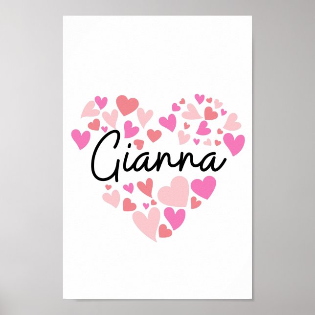 I love Gianna Poster (Front)