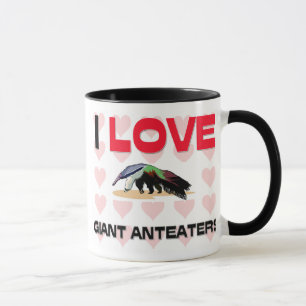 I Love Giant Anteaters Mug