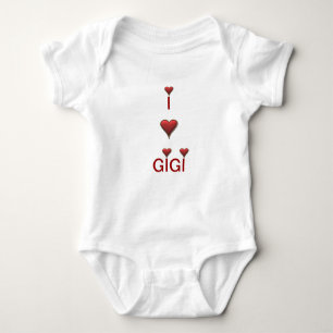 I love Gigi baby infant Baby Bodysuit