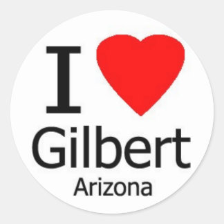 I Love Gilbert AZ Sticker