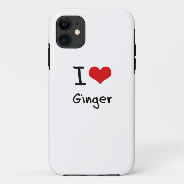 I Love Ginger Case-Mate iPhone Case (Back)