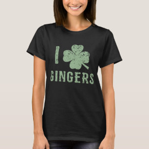I Love Gingers Funny Irish Redhead Hoodie Tank Top