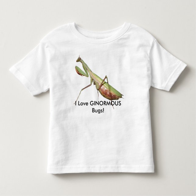 I Love ginormous Bugs! - Toddler T-Shirt (Front)