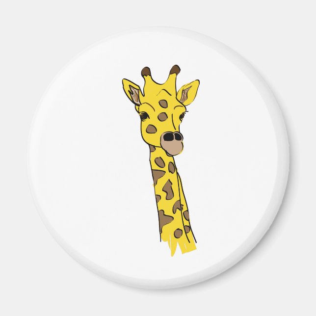 I Love Giraffes! Magnet (Front)