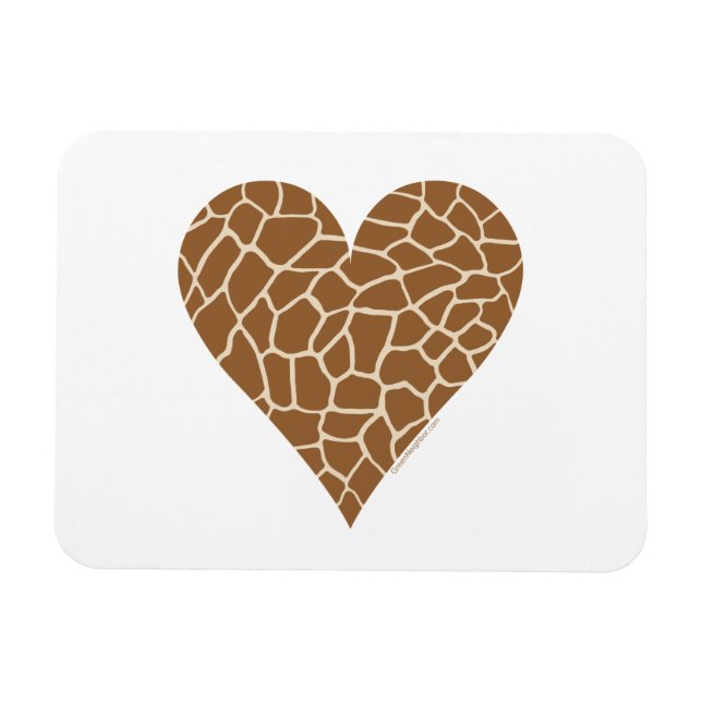 I Love Giraffes Magnet (Horizontal)