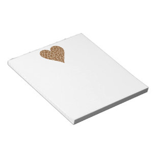 I Love Giraffes Notepad