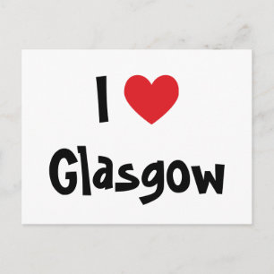 I Love Glasgow Postcard