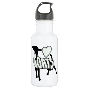 I LOVE GOATS LOGO ICON 532 ML WATER BOTTLE