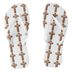 "I LOVE GOD" CROSS JANDALS