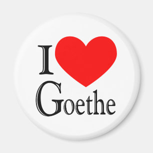 I Love Goethe Magnet