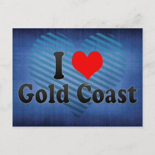 I Love Gold Coast, Australia Postcard