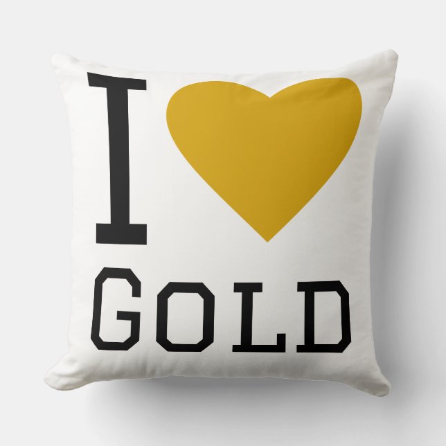 I love gold cushion (Front)