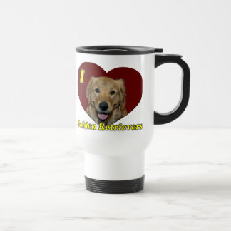 I love Golden Retrievers Travel Mug