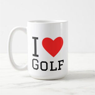 I love golf coffee mug