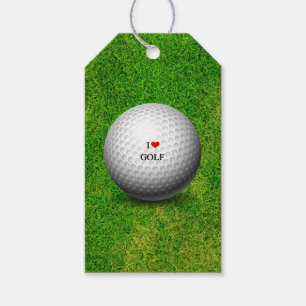 I Love Golf Gift Tags