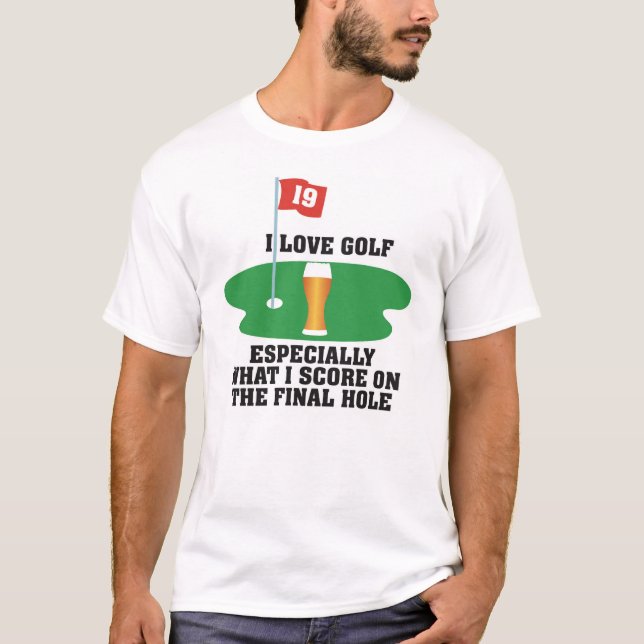 I LOVE GOLF T-Shirt (Front)