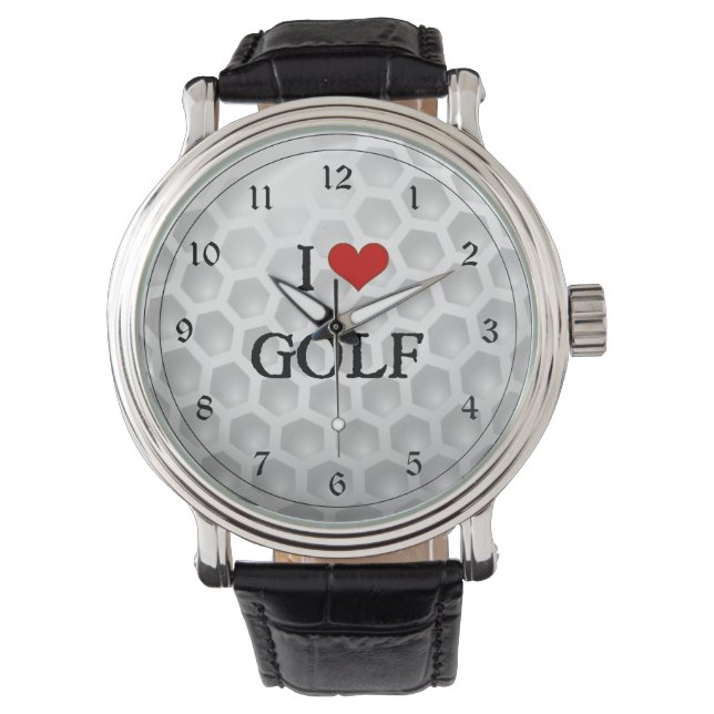 I Love Golf  Watch (Front)