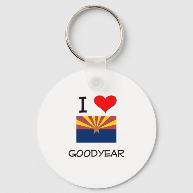 I Love GOODYEAR Arizona Key Ring (Front)