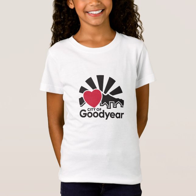 I Love Goodyear T-Shirt for Girls (Front)