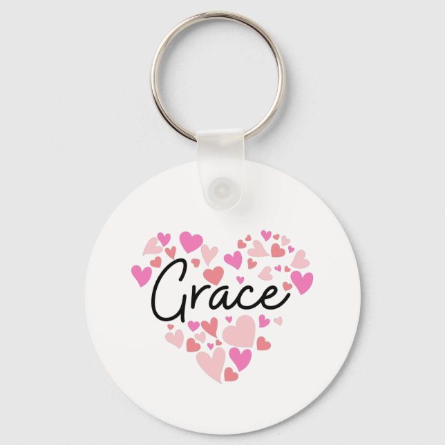 I love Grace Key Ring (Front)