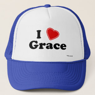 I Love Grace Trucker Hat