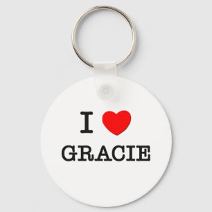 I Love Gracie Key Ring