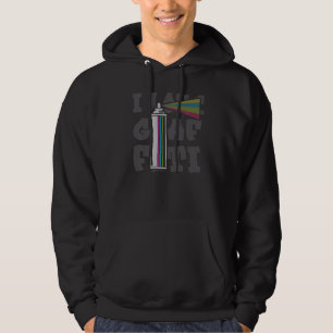 I Love Graffiti Artist Paint Abstract Painter Arti Hoodie