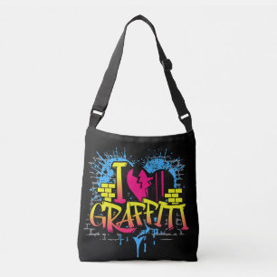 I Love Graffiti – Urban Street Art Crossbody Bag