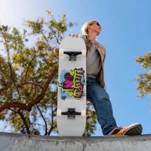 I Love Graffiti – Urban Street Art Skateboard