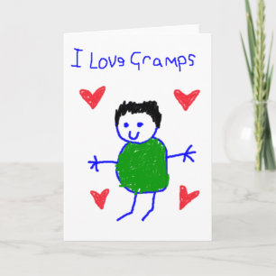 I Love Gramps Holiday Card