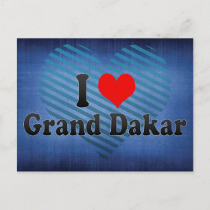 I Love Grand Dakar, Senegal Postcard