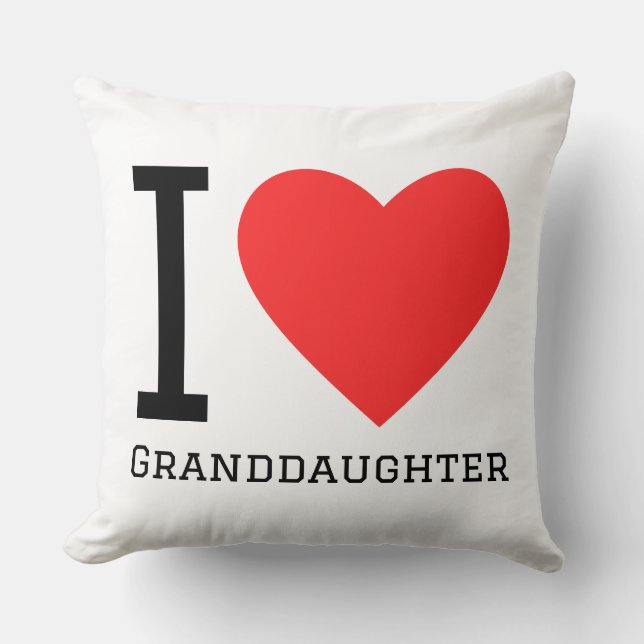 I love granddaughter cushion (Front)