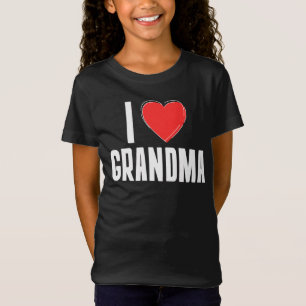 I Love Grandma Mother’s Day Typography Shirt