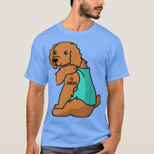 I Love Grandma Tattoo Cocker Spaniel Grandmother D T-Shirt