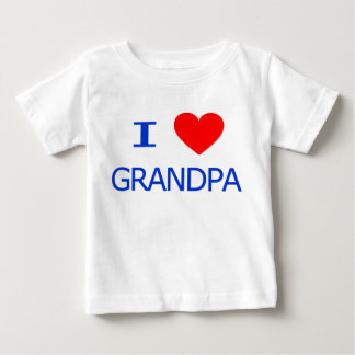 I Love Grandpa Baby T-Shirt