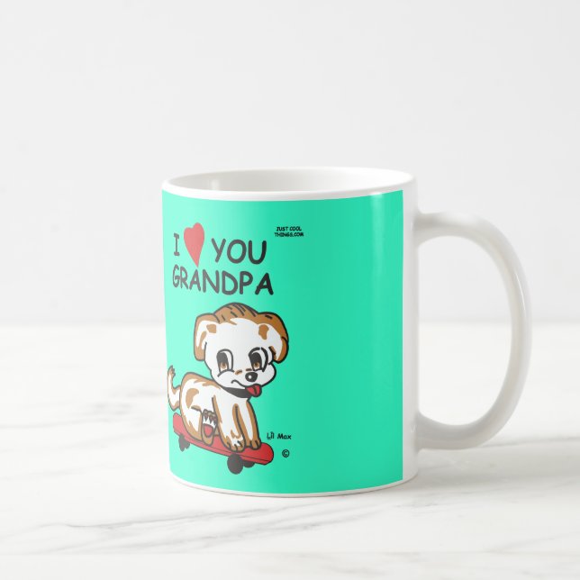 I Love Grandpa Mug (Right)