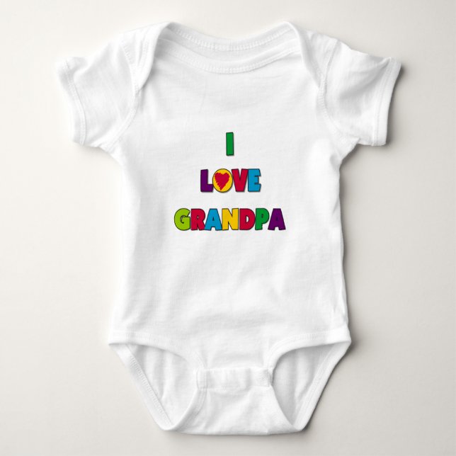 I Love Grandpa T-shirts and Gifts (Front)