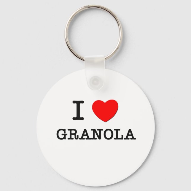 I Love Granola Key Ring (Front)