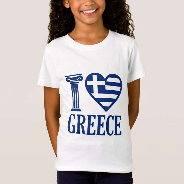 I love Greece T-Shirt (Front)