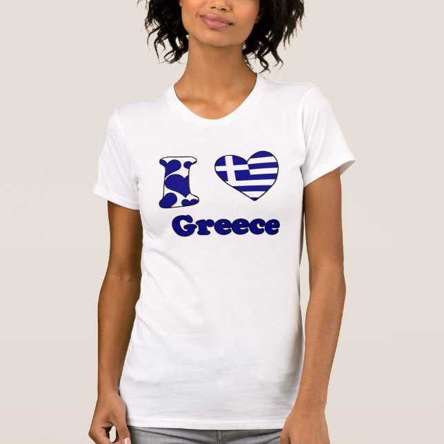 I love Greece T-Shirt (Front)