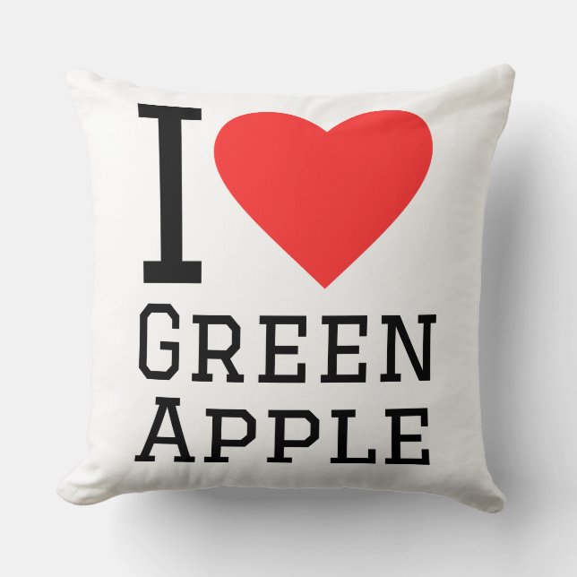 I love green apple cushion (Front)
