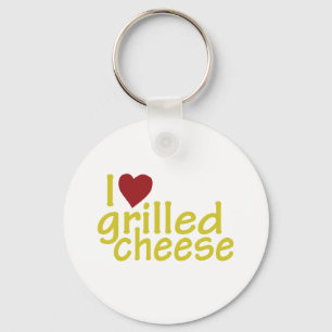 I Love Grilled Cheese Key Ring