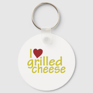 I Love Grilled Cheese Key Ring