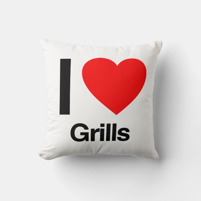 i love grills cushion (Front)