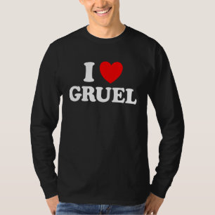 I Love Gruel Funny Porridge Peasant Medieval Oatme T-Shirt
