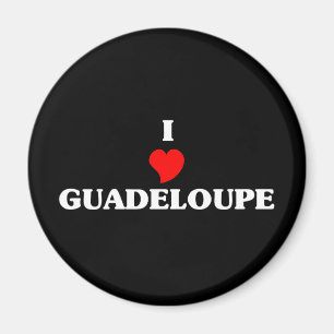 I Love Guadeloupe Magnet