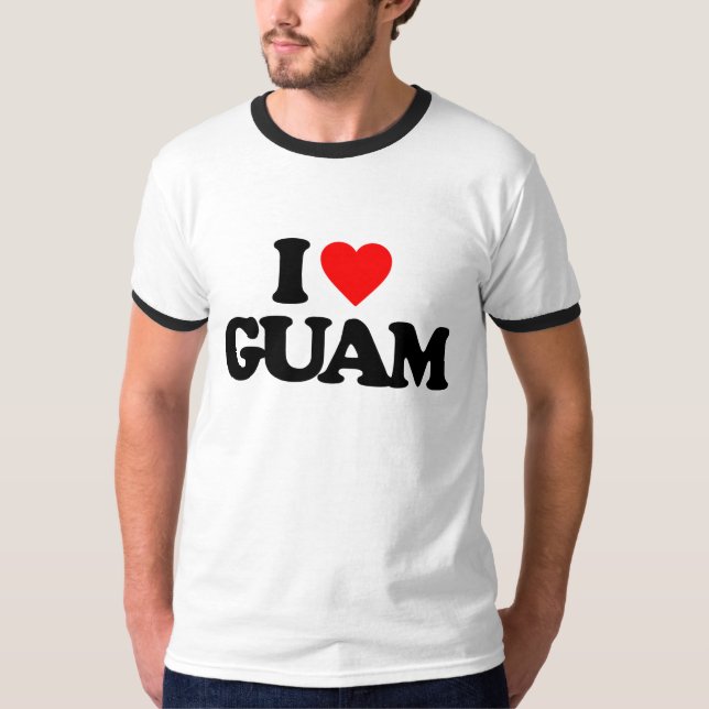 I LOVE GUAM T-Shirt (Front)