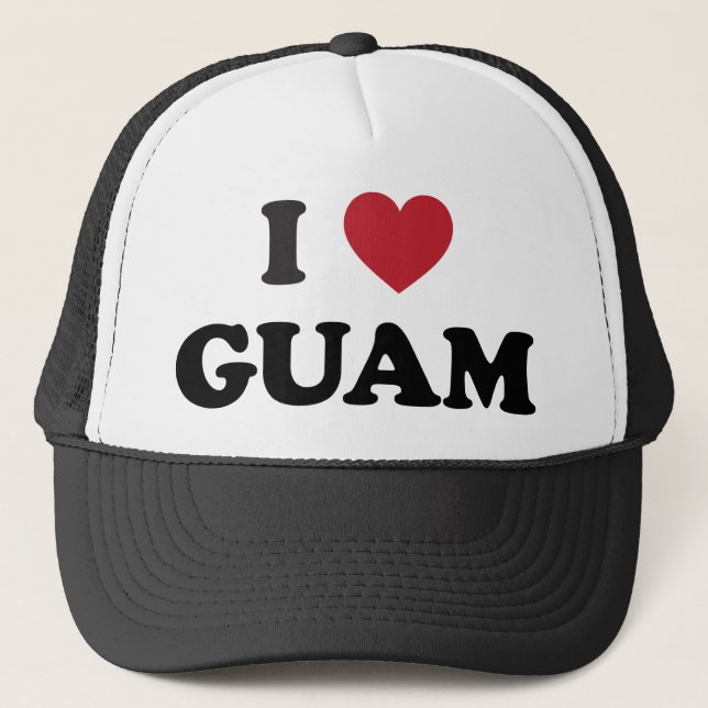 I Love Guam Trucker Hat (Front)