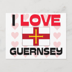 I Love Guernsey Postcard