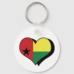 I Love Guinea Bissau Keychain